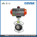 Butterfly valve with pneumatic actuators